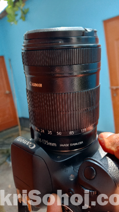 Canon 750D DSLR with 18-135mm Master Lens